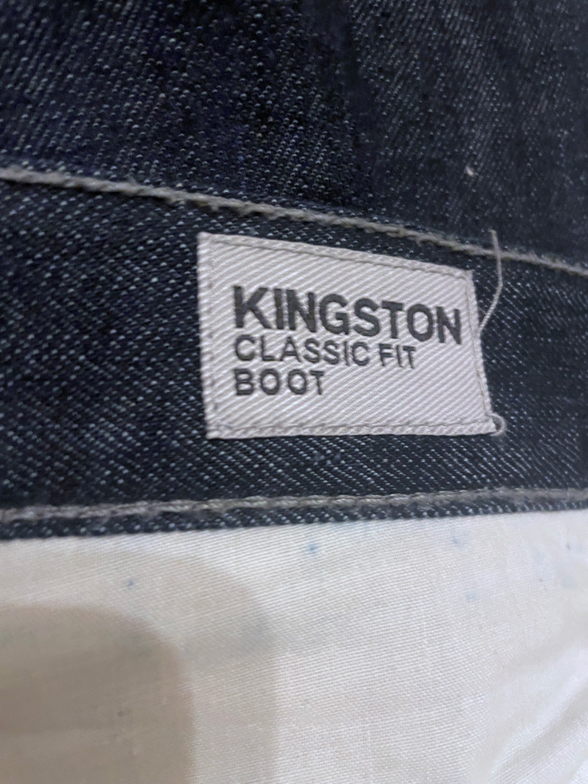Express Kingston Jeans Men’s 34×34 Dark Wash Blue Classic Bootcut 100% Cotton