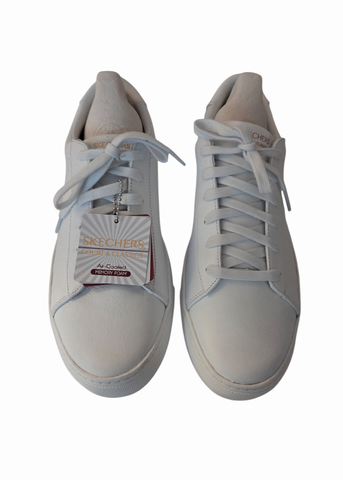 SKECHERS Arch Fit Legend-Top Notch Casual Shoe Women’s Size 10 White-New
