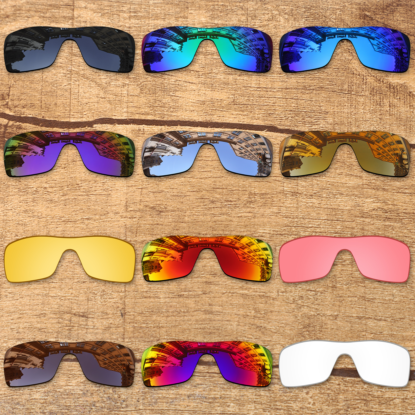 Vonxyz 20+ Color Polarized Replacement Lens for-Oakley Batwolf OO9101 Sunglasses