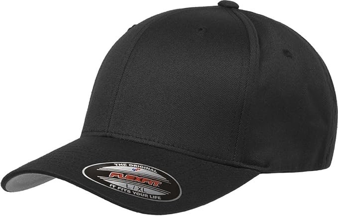 Flexfit 6277 Original Fitted Hat 6 Panel Baseball Cap Flexfit S/M L/XL XXL