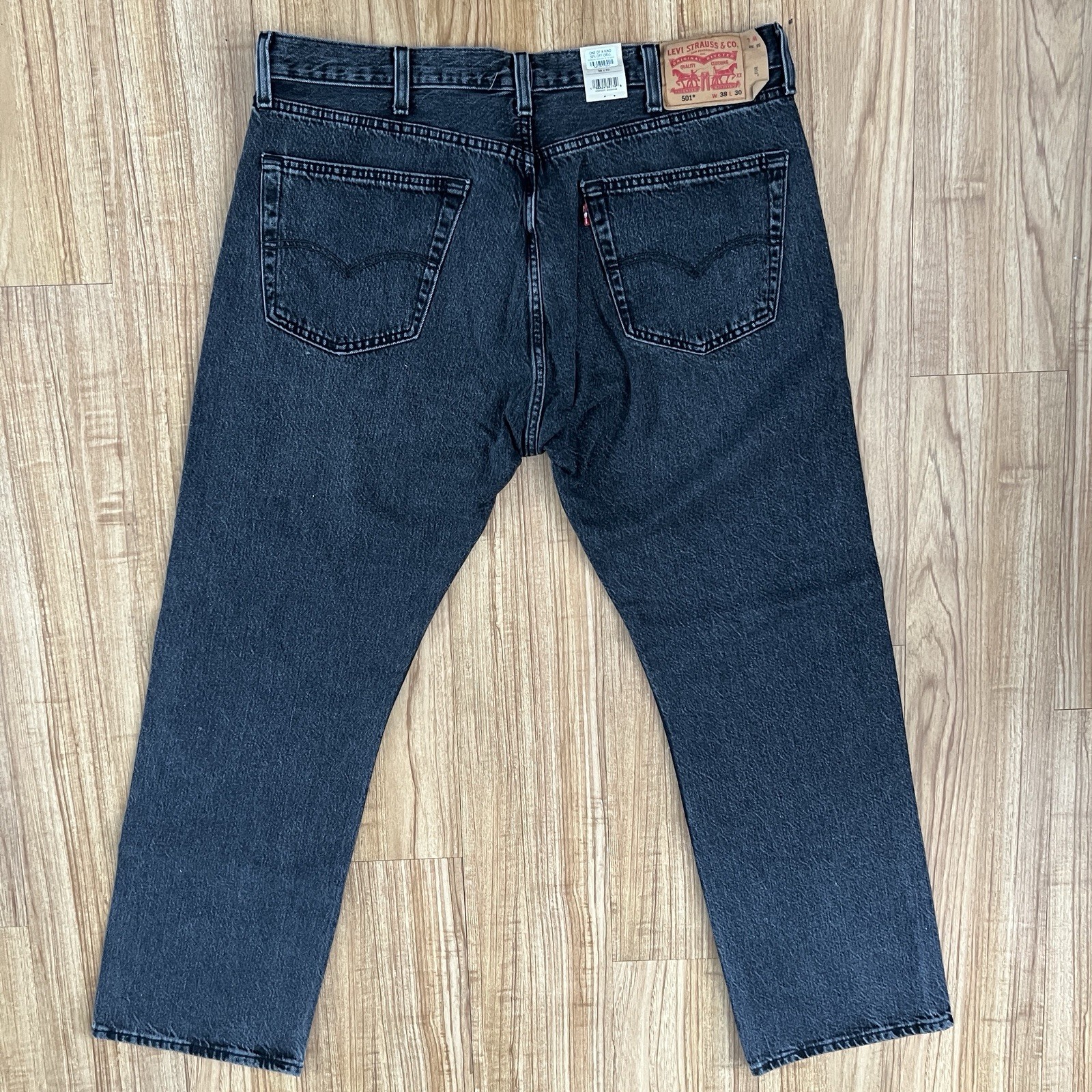 Levi’s 501 Men’s Jeans Filbert Nights Black 38×30 New With Tags