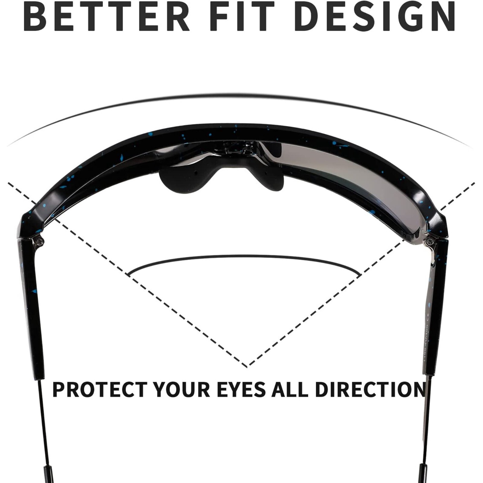 Polarized Sports Sunglasses Outdoor Cycling Driving Fishing Glasses UV400 Goggle