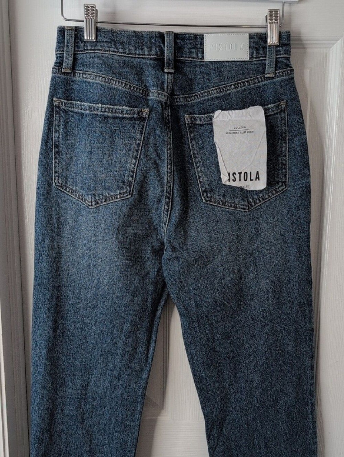 pistola Colleen High Rise Slim Boot Dark Size 27