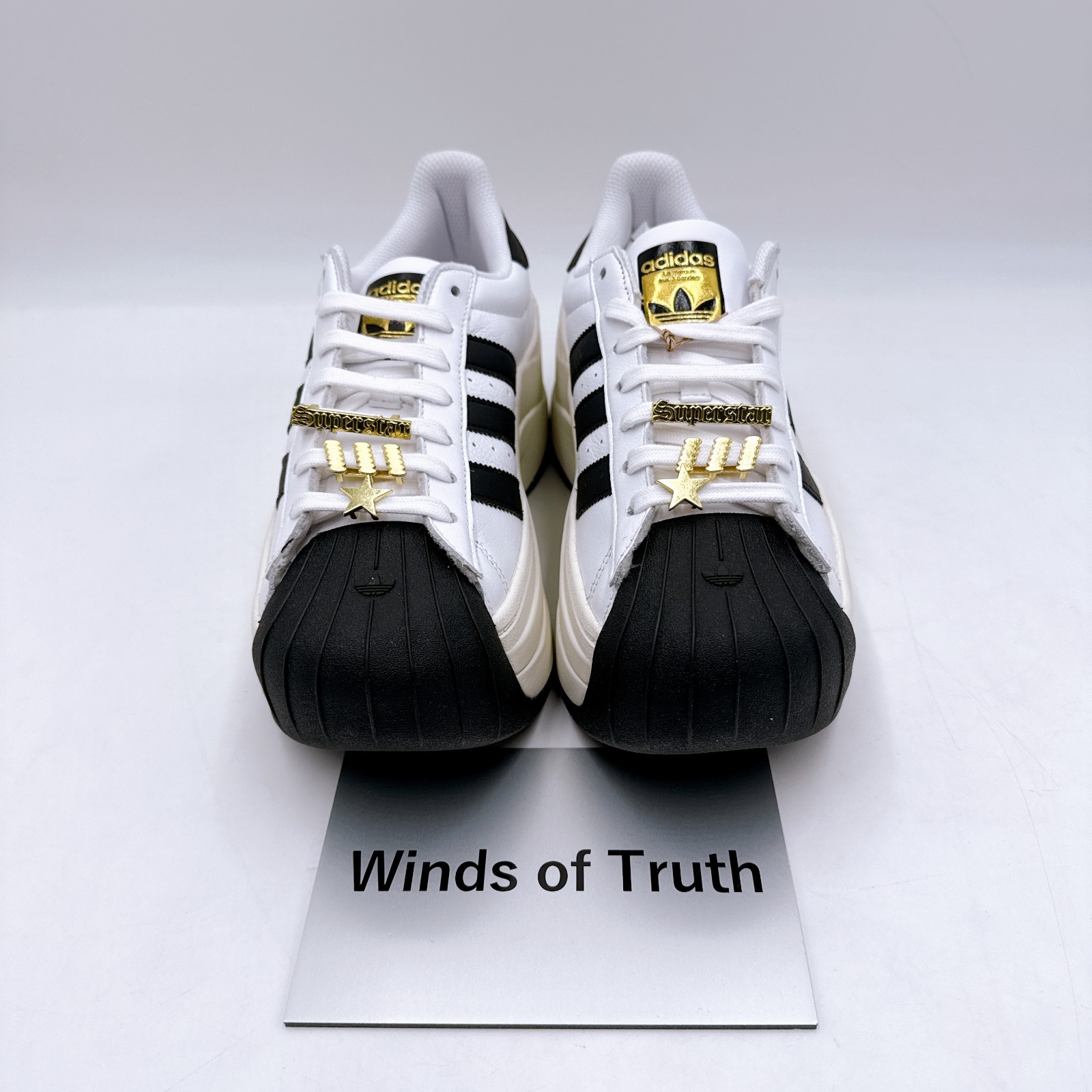 adidas Originals SUPERSTAR BOLD JR9895 OPV36 Thick Soled Shoes Women’s US 5-11