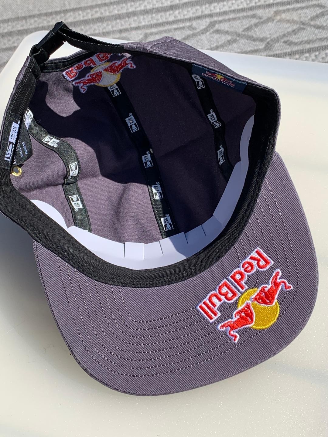 R – 5-Panel Navy & White Camper Cap. F1 Racing. BMX. MotoGP. Supercross.