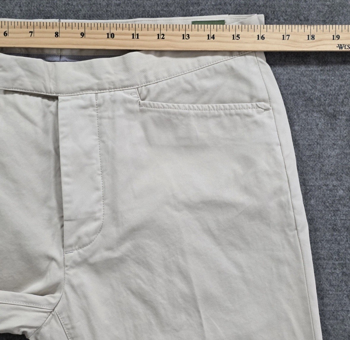 Sid Mashburn Tex Khaki Cotton Twill Pant – Mens Size 32 Unhemmed