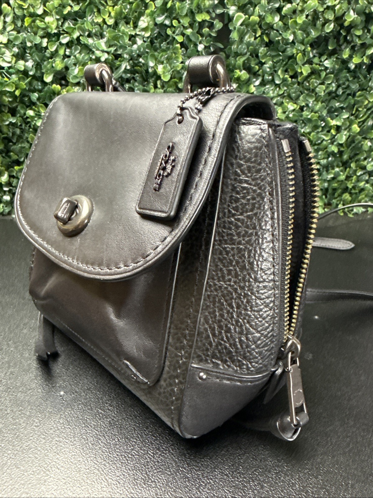 Coach Faye Convertible Backpack Leather