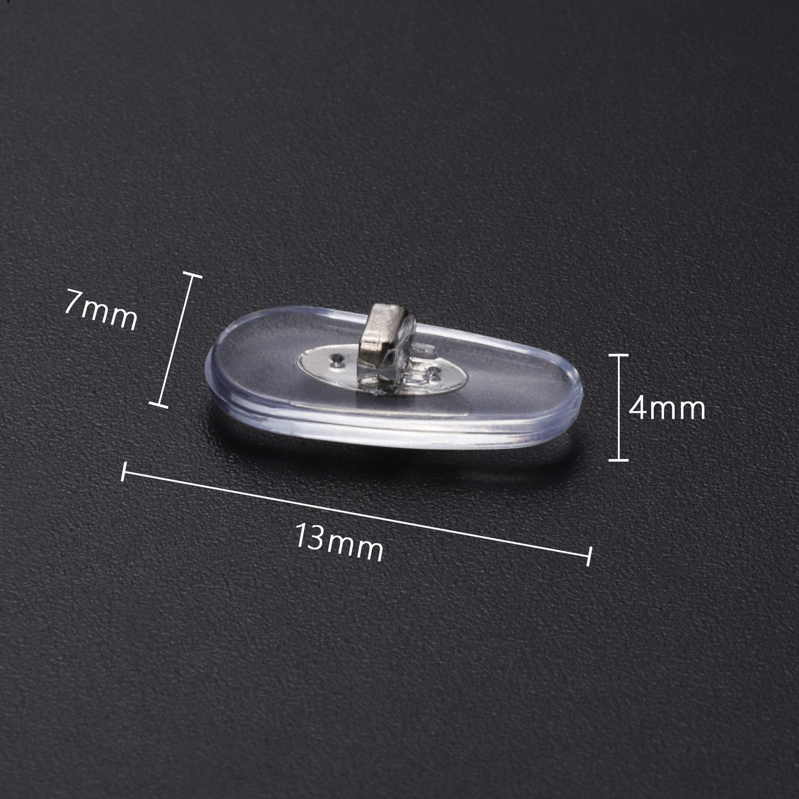 Silicone Replacement Crystal Clear Nose Piece For-RayBan RB3528/ RB3538