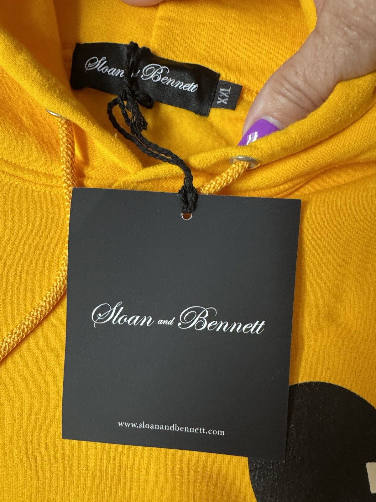 NWT Sloan & Bennett Kobe & Gigi Tribute Hoodie 💛💜 | Men’s 2XL