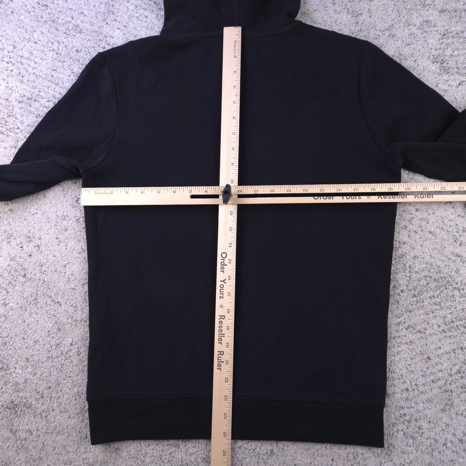 Allsaints Hoodie Mens XS Pullover Sweatshirt Theo Sweater Hooded Logo Black