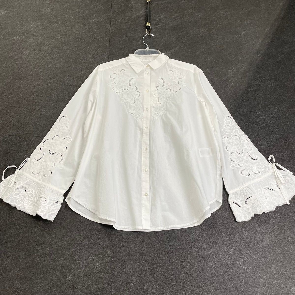 SEZANE Raphaelle Long Sleeve Shirt Women’s Ecru S261SH1017E