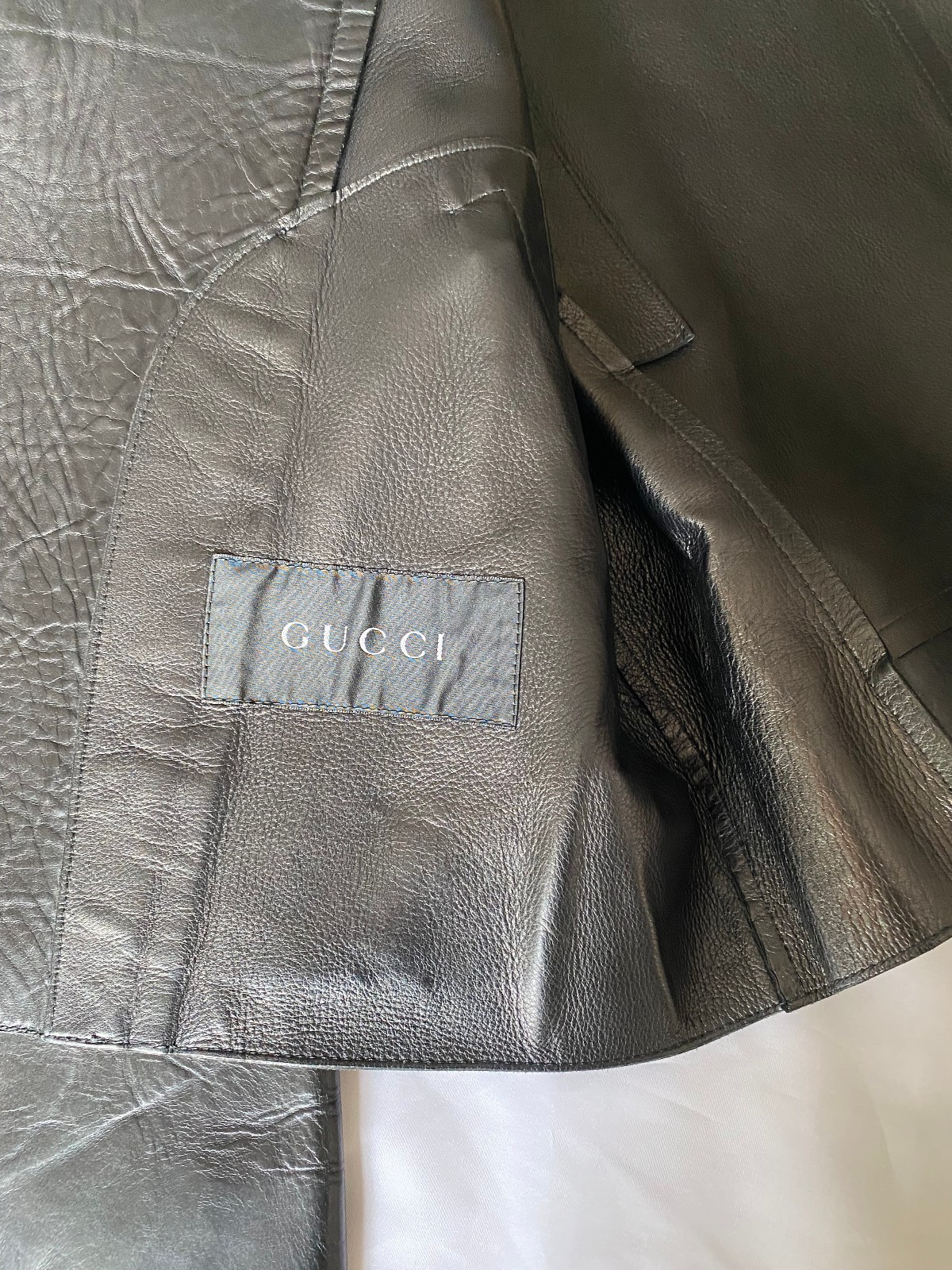 Gucci Tom Ford FW98 Runway Biker Leather Jacket — IT 46 / US 36 — Rare Archival