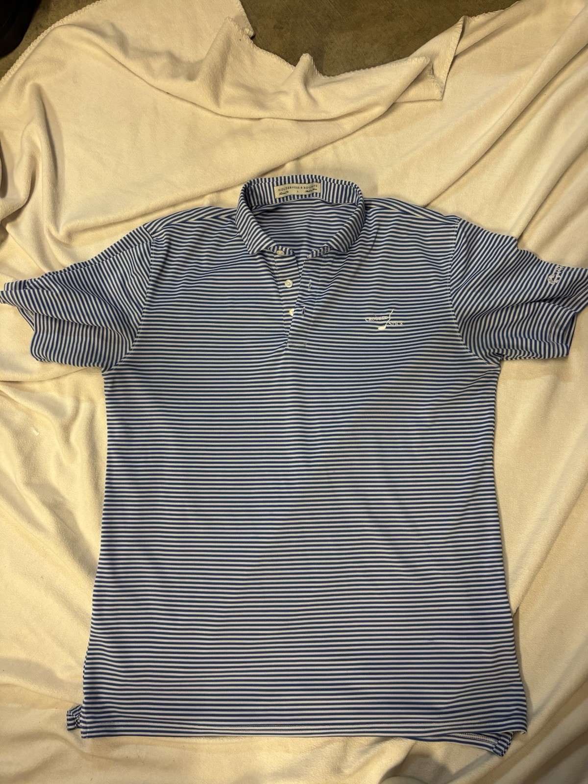 Holderness & Bourne x Crooked Stick Golf Club “Sands” Men’s L Performance Polo