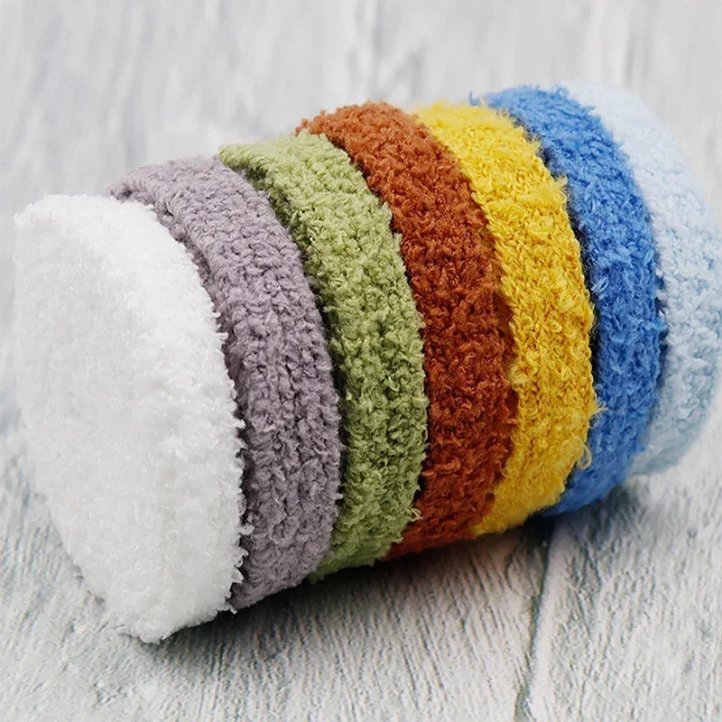 Flat Shoelace Fluffy Shoelaces 1.5CM Width Plush Rope Shoe Laces for Sh