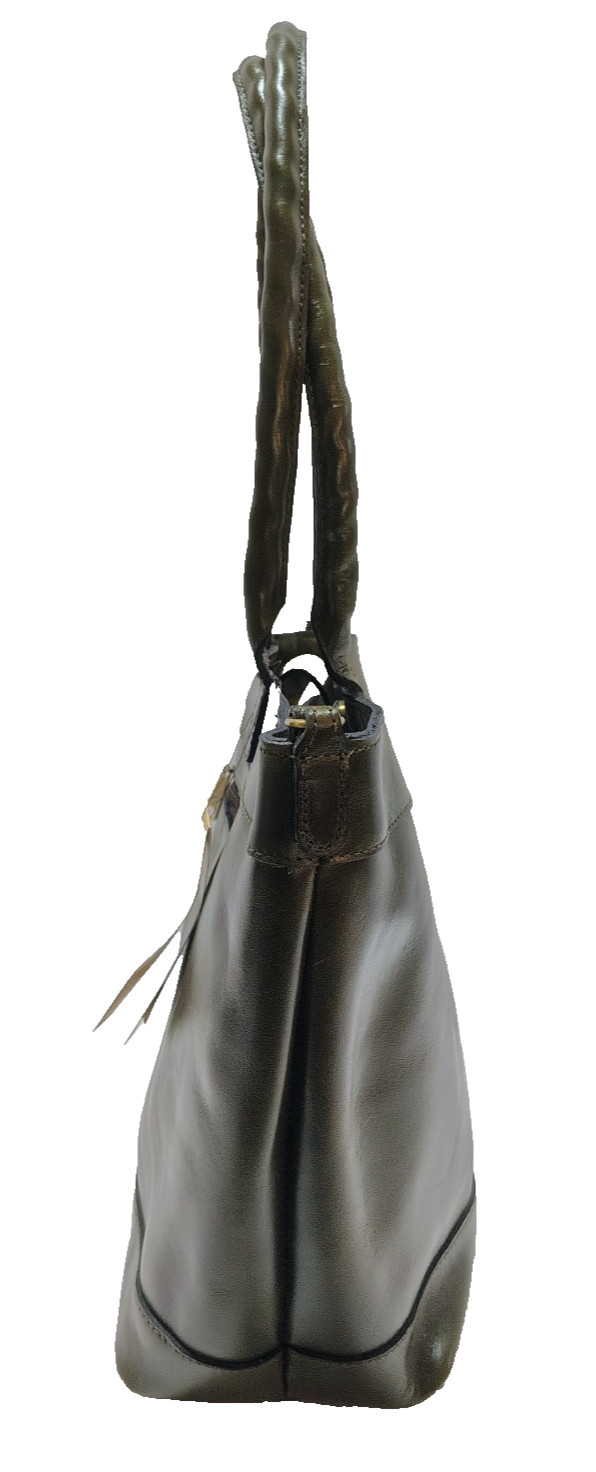 Patricia Nash Mallory Convertible Tote Soft Olive Leather Bag NWT MSRP $249 P996