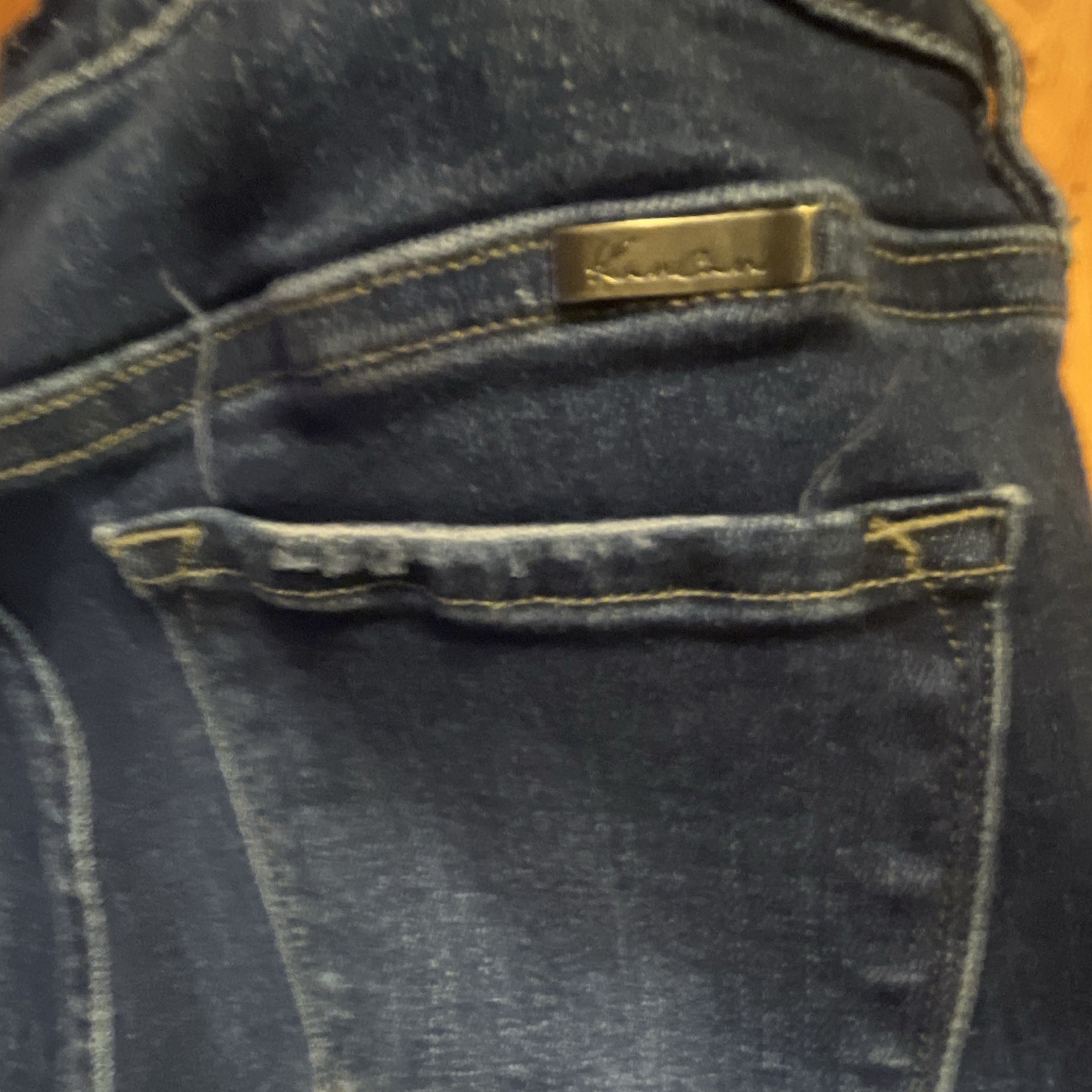 KanCan Womens Blue Dark Wash Denim Skinny Jeans Slim Fit Stretch 5-Pocket