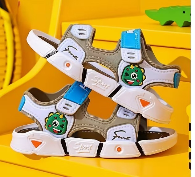 Boys’ Sandals Fashionable Cartoon Toddler Sandals Soft Bottom Size 13