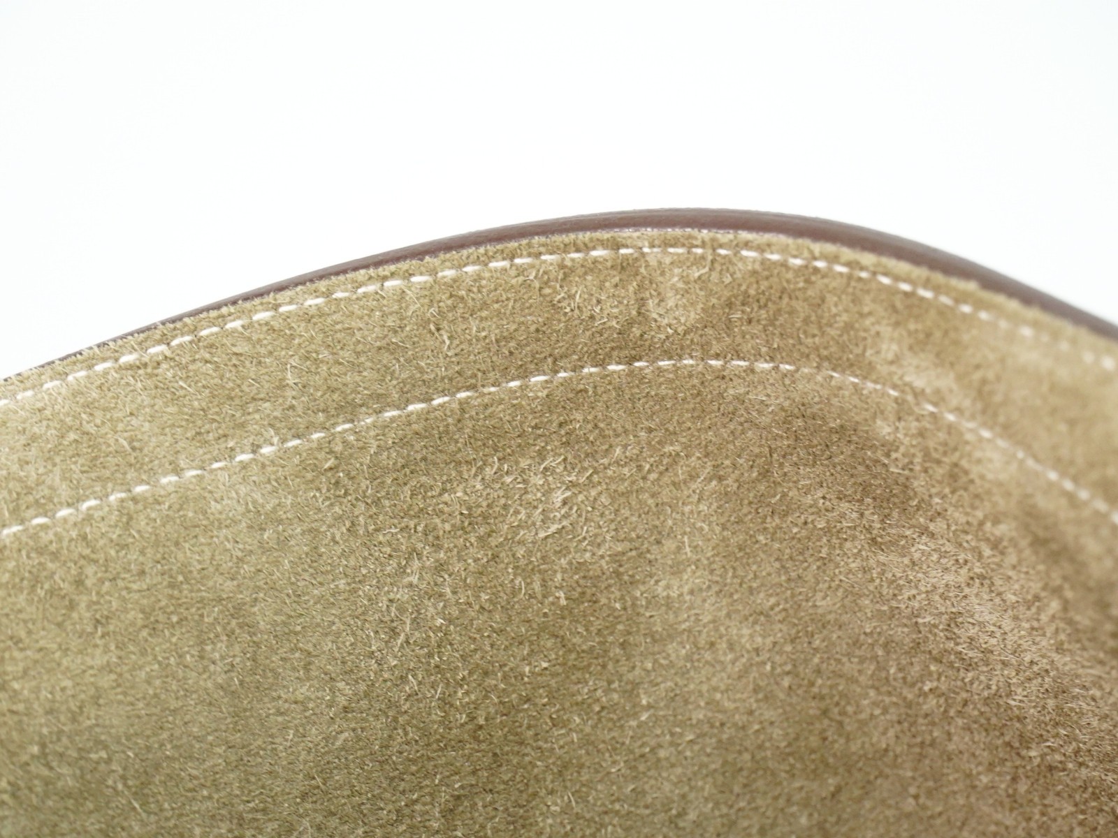 HERMES Cabasellier 46 Leather Shoulder Bag Tote Bag Etoupe