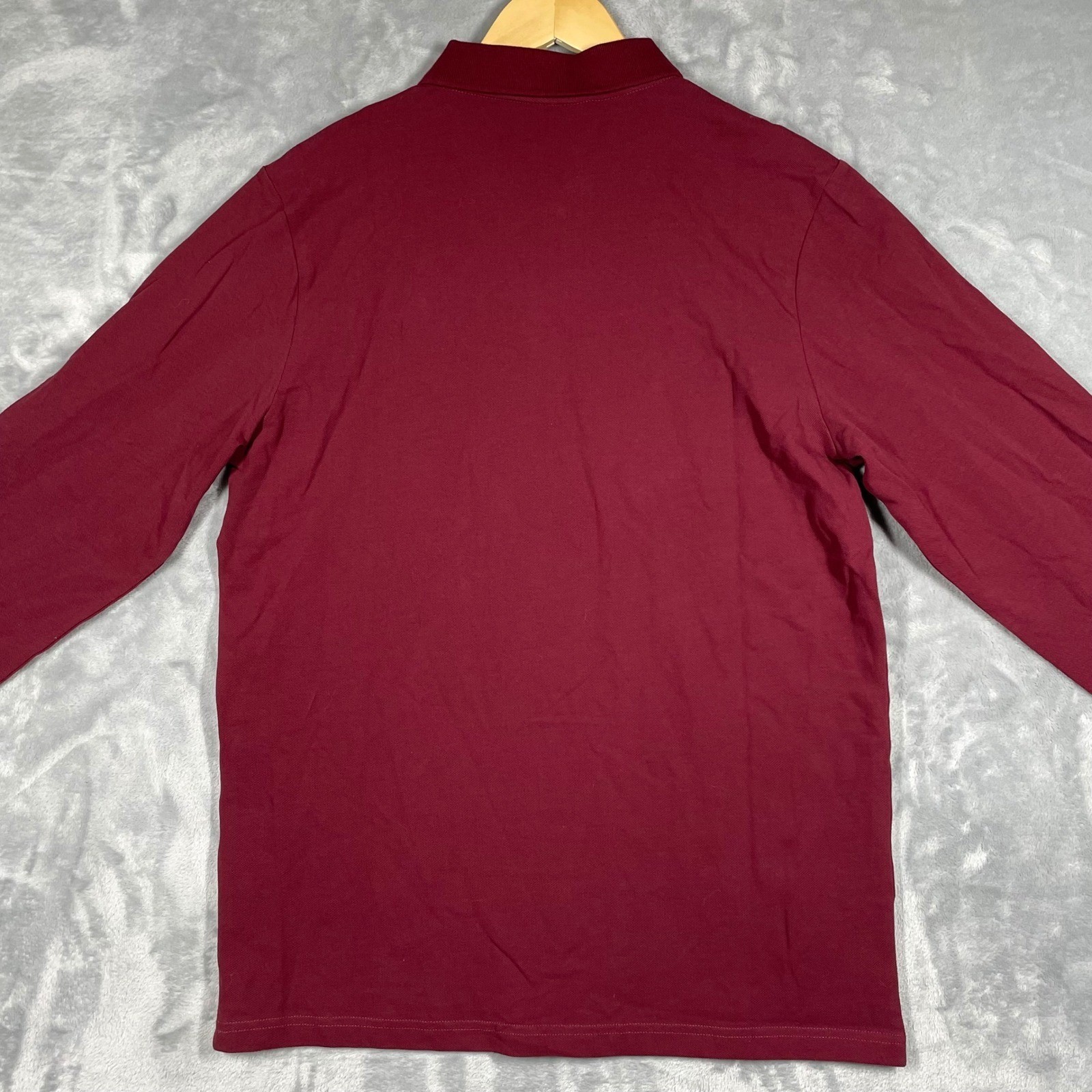 Brighton & Hove Albion Mens Long Sleeve Polo Shirt Burgundy XL NWT BHAFC