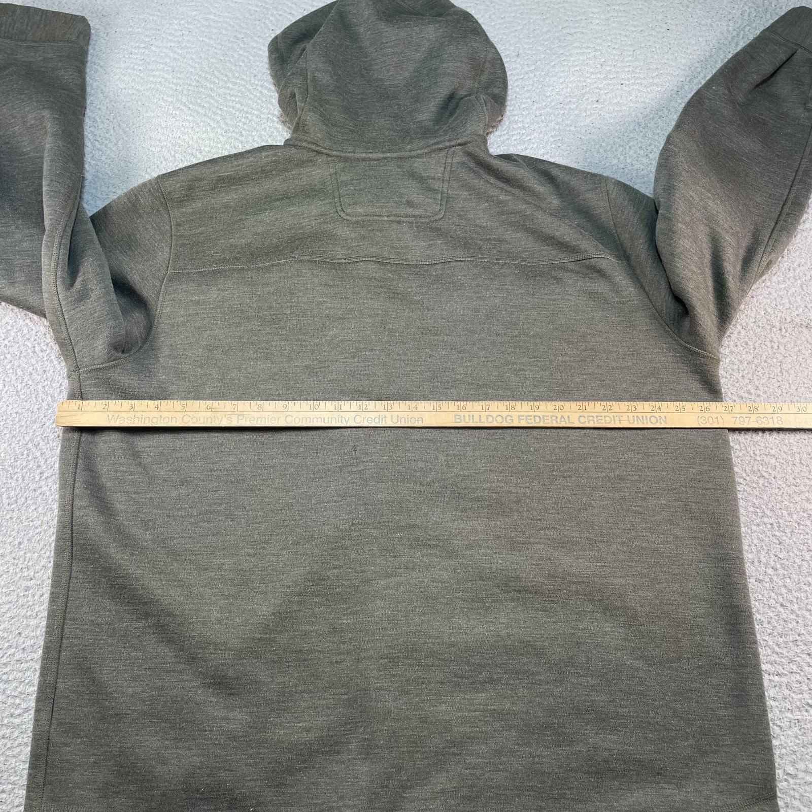 The North Face Jacket Mens 2XL Gray Hooded Sherpa Lined Snap Parka NF0A3MMR