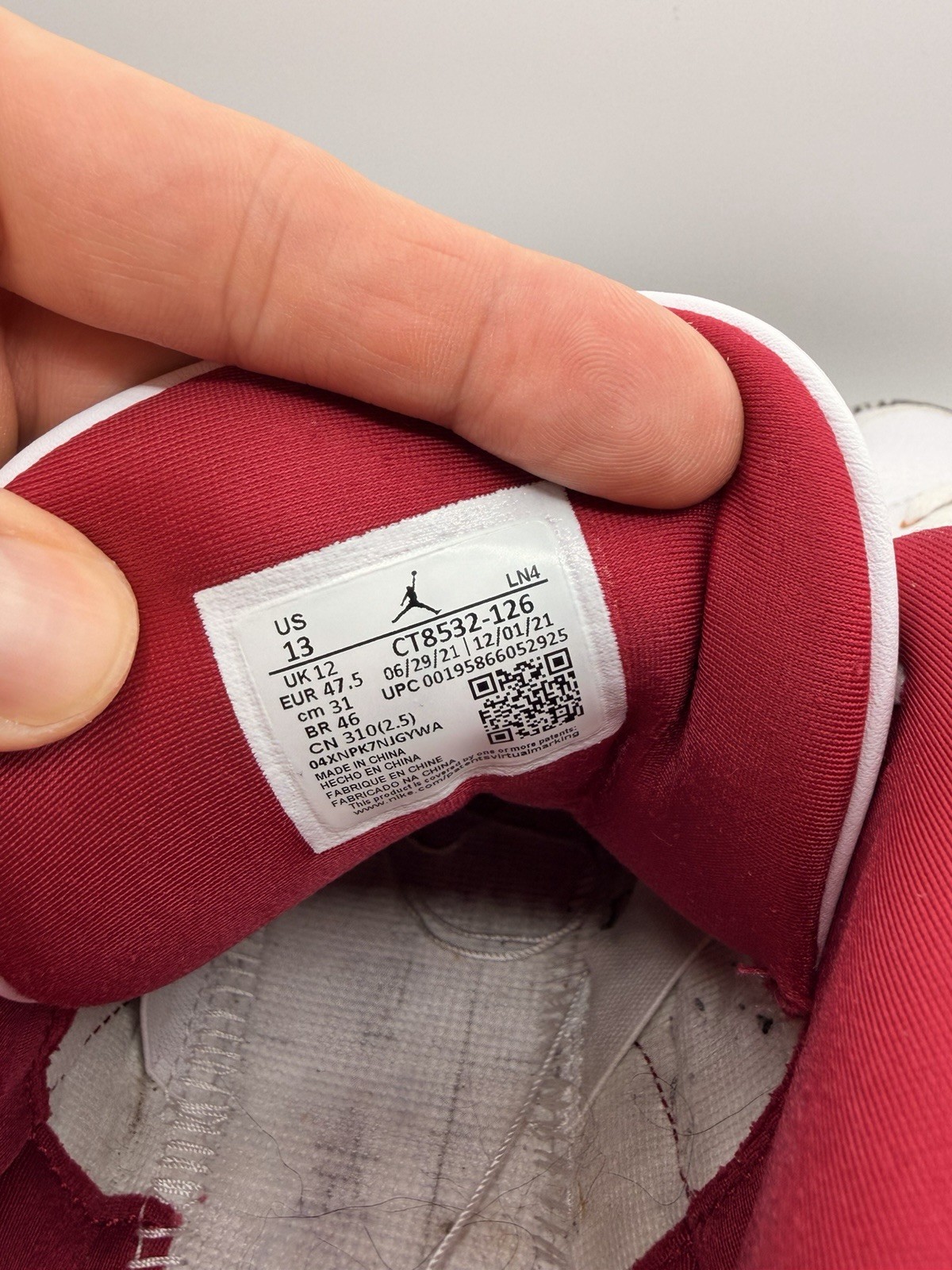 Nike Air Jordan 3 Retro Cardinal