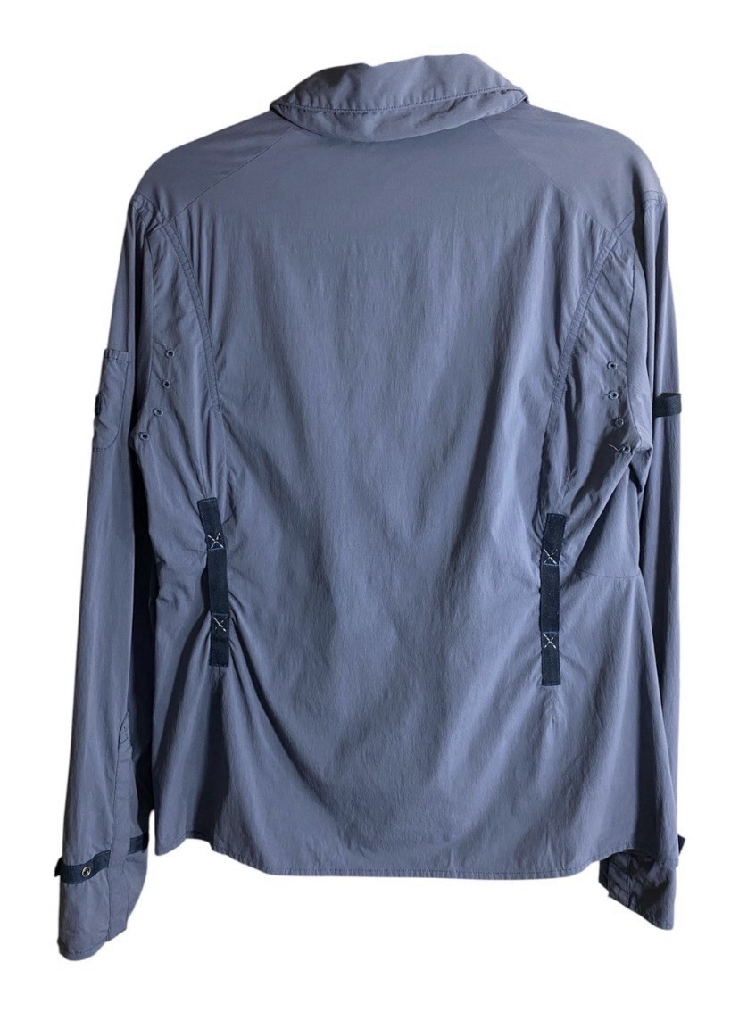 Mountain Hardwear Women’s 10 Lightweight Zip Up Jacket Blue Outdoor Sun/Fishing