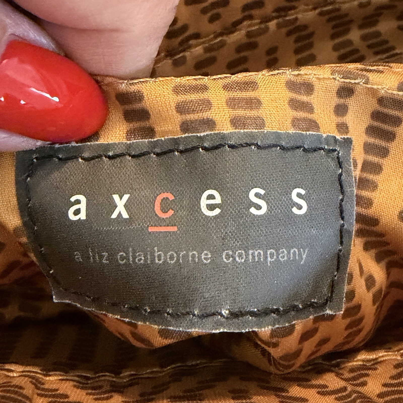 Axcess (Liz Claiborne) Crossbody Yellow Purse
