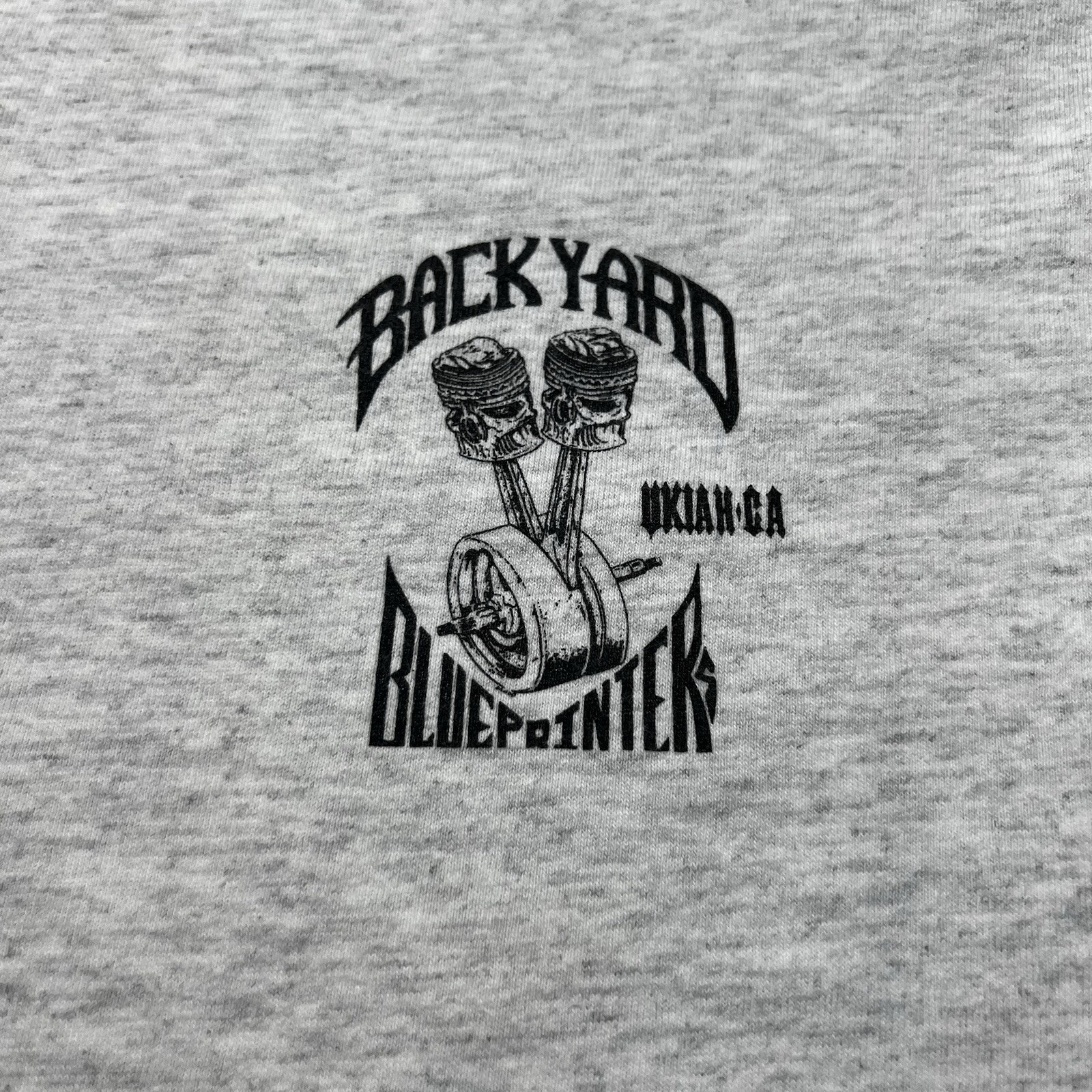 Vintage 90s Backyard Blueprints Hot Rod Custom Traditional Art Car Shirt Size XL