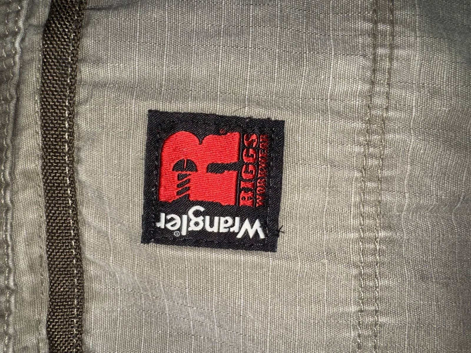 Wrangler RIGGS Workwear Carpenter Pants Mens 38×34 Brown Ripstop Distressed