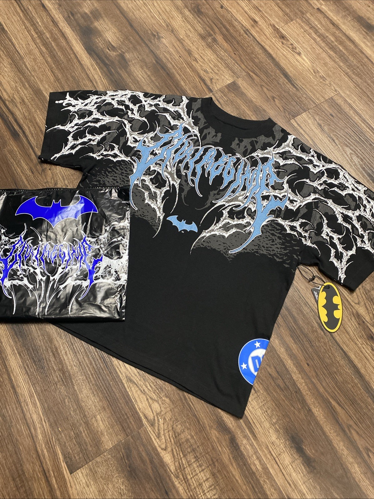 Dead Knight Batman 199X Oversized Tee Men’s Size XL, Black