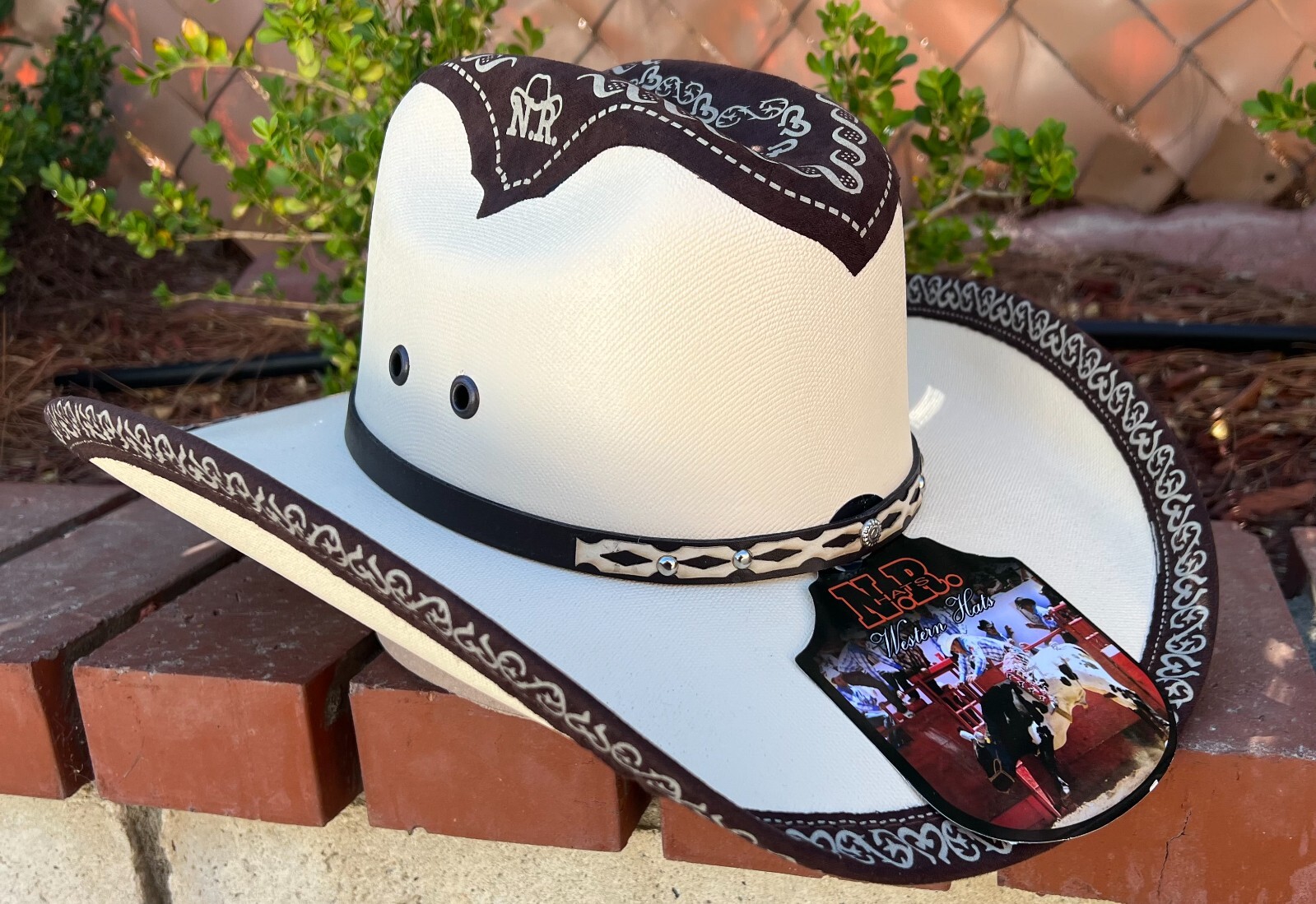 MEN’S WESTERN COWBOY RODEO HAT. RANCH STYLE COWBOY RIDING HAT. SOMBRERO VAQUERO