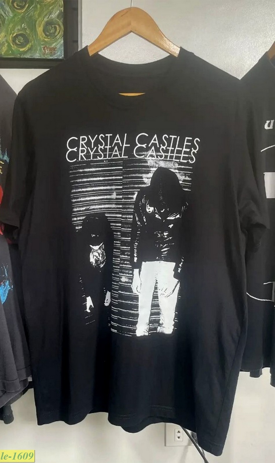 Crystal Castles Shirt, Black Heavy Cotton Unisex T-shirt Size S-5XL