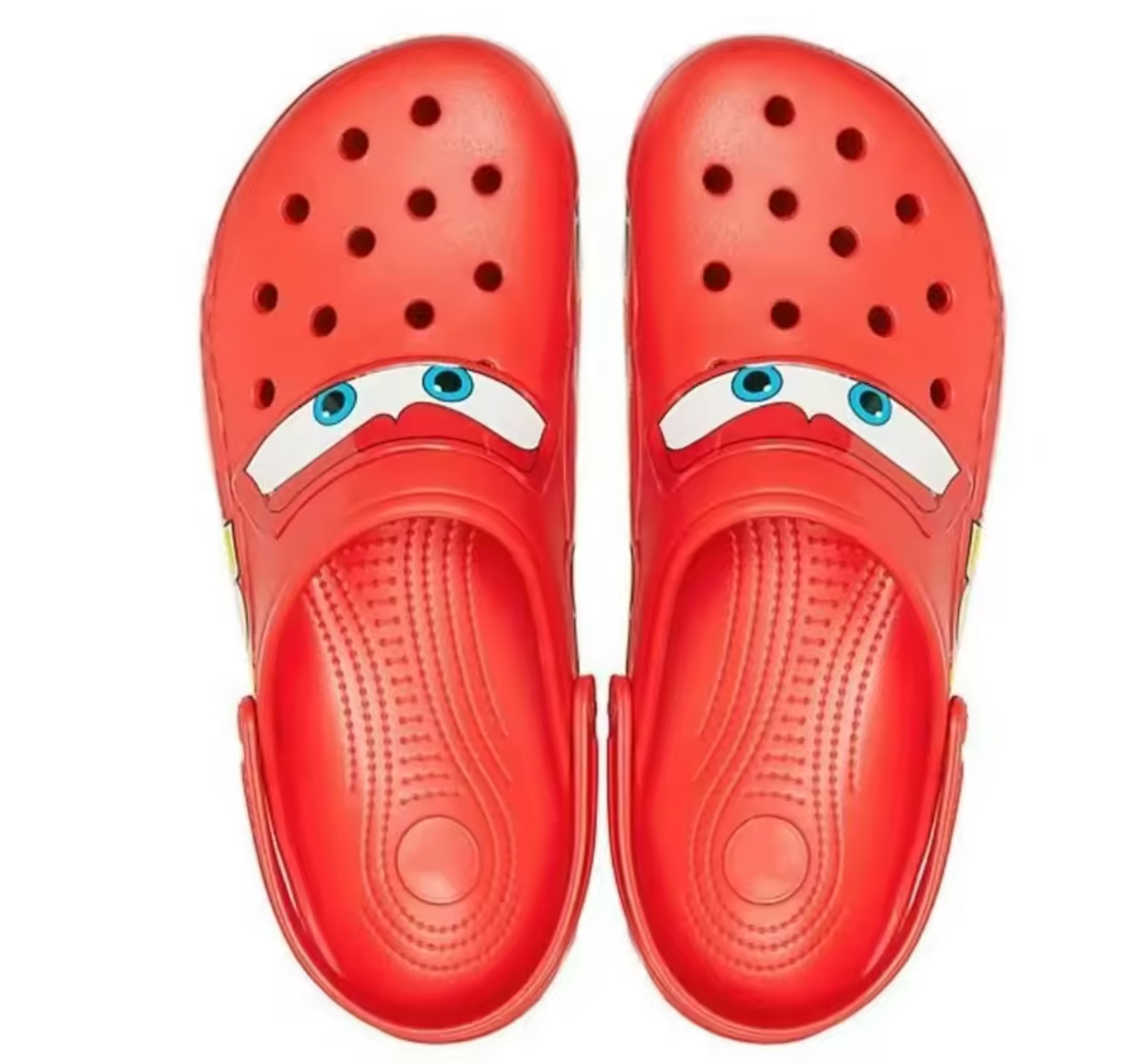 Lightning McQueen Crocs Disney Pixar Red Clogs Adult Unisex