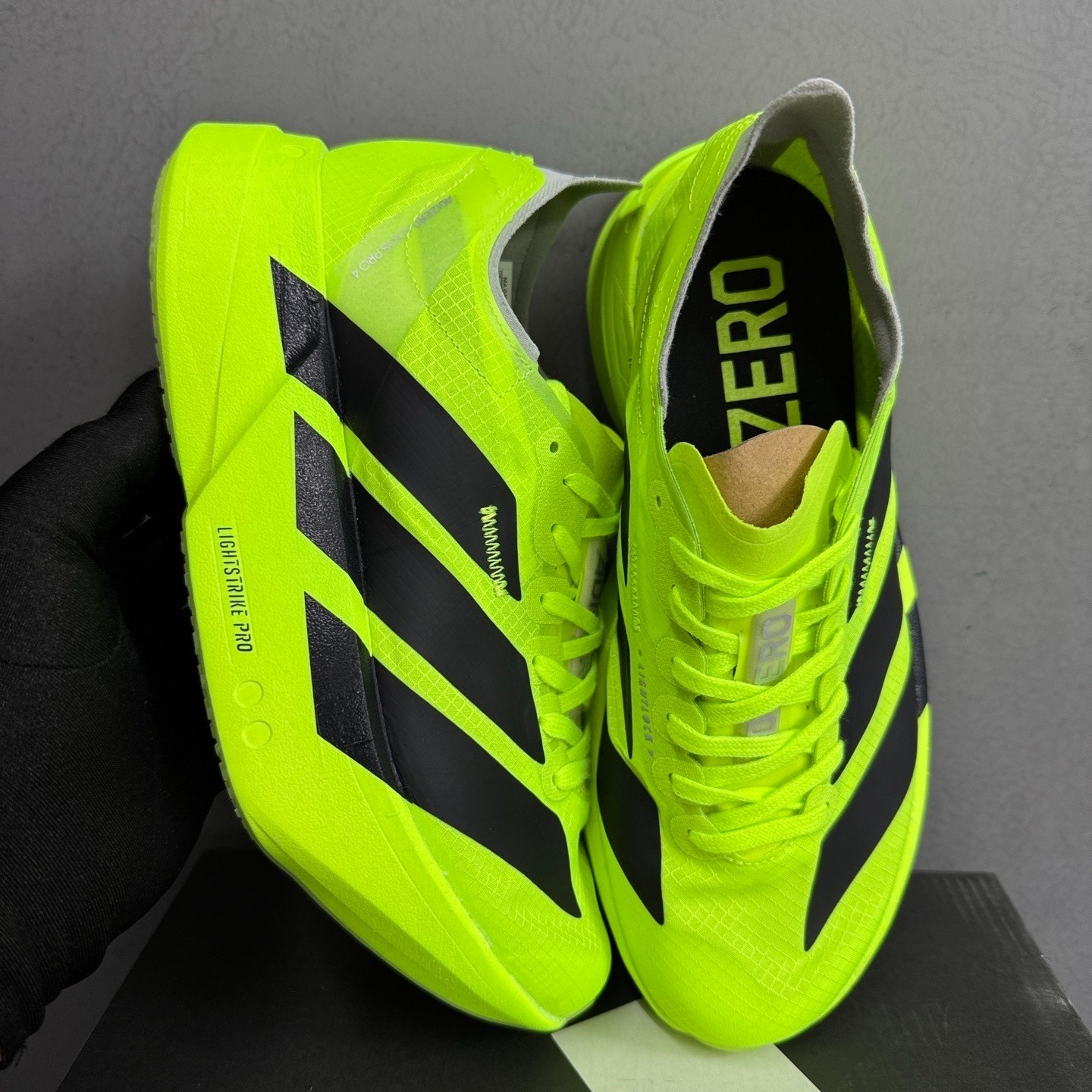 adidas Adizero Adios Pro 4 Running Shoes JR6364 Men’s Green