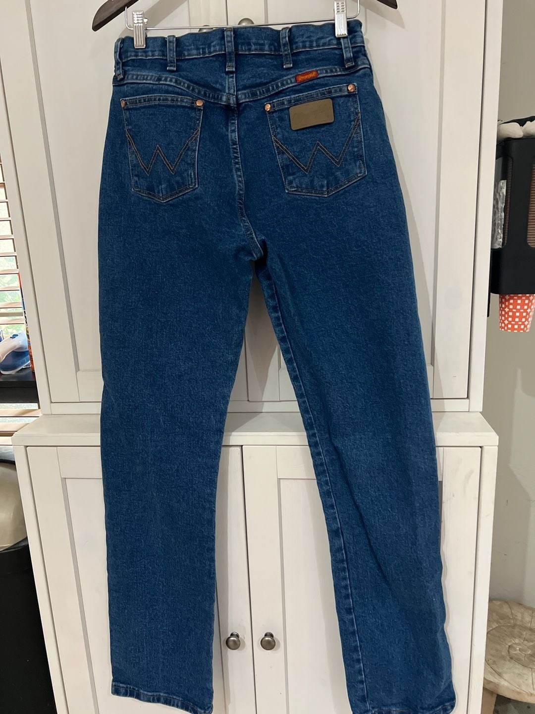 Wrangler Women’s Cowboy Cut Slim Fit High Rise Blue Jeans Size 7×34