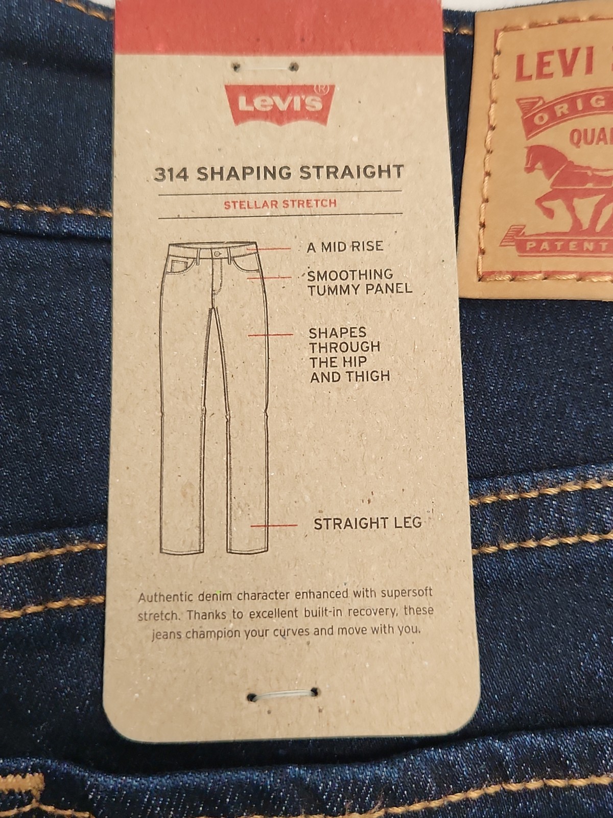 Levi’s 314 Shaping Straight Leg jeans | Size 28×32 (6) Woman* New With Tags!!