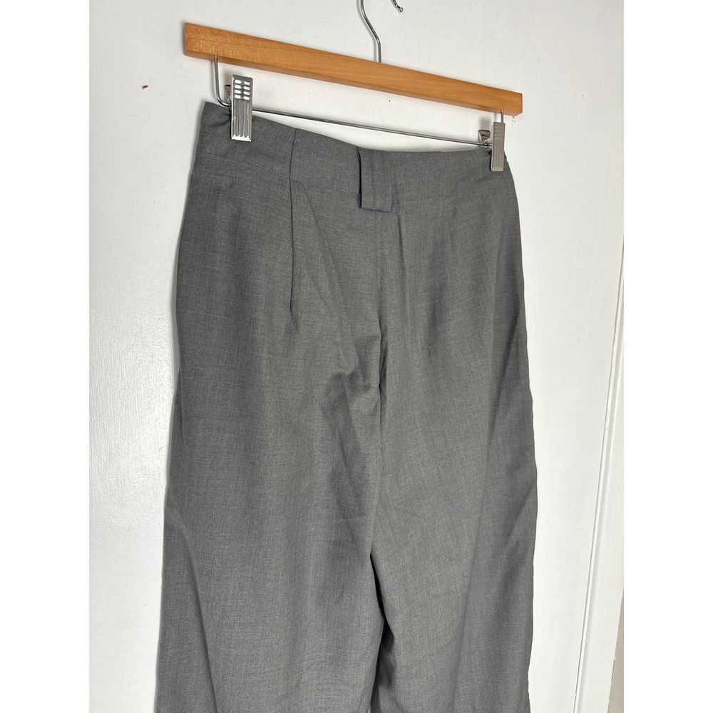 Commense Middle Waist Solid Pocket Gray Dress Pant Professional Attire casual XS
