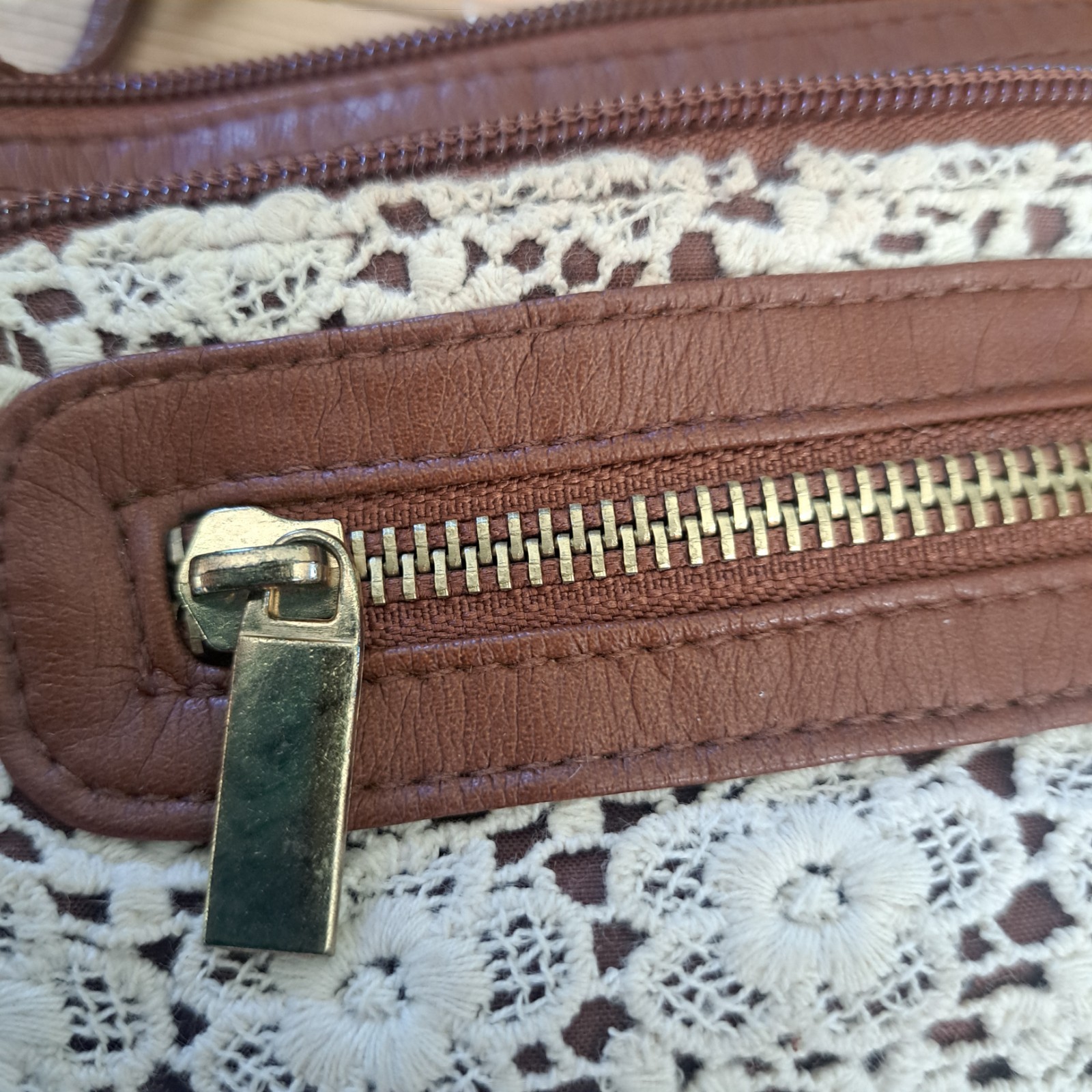 Purse Small Crossbody With Lace and Pockets JC Penny’s Wristlet & 26″ Strap drop