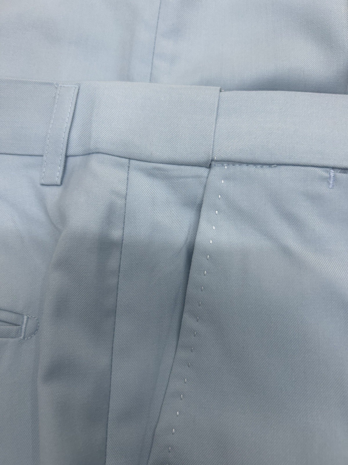 Men’s Light Blue Slim Fit Dress Made In Italy Summer 46 48 50 52 54 58