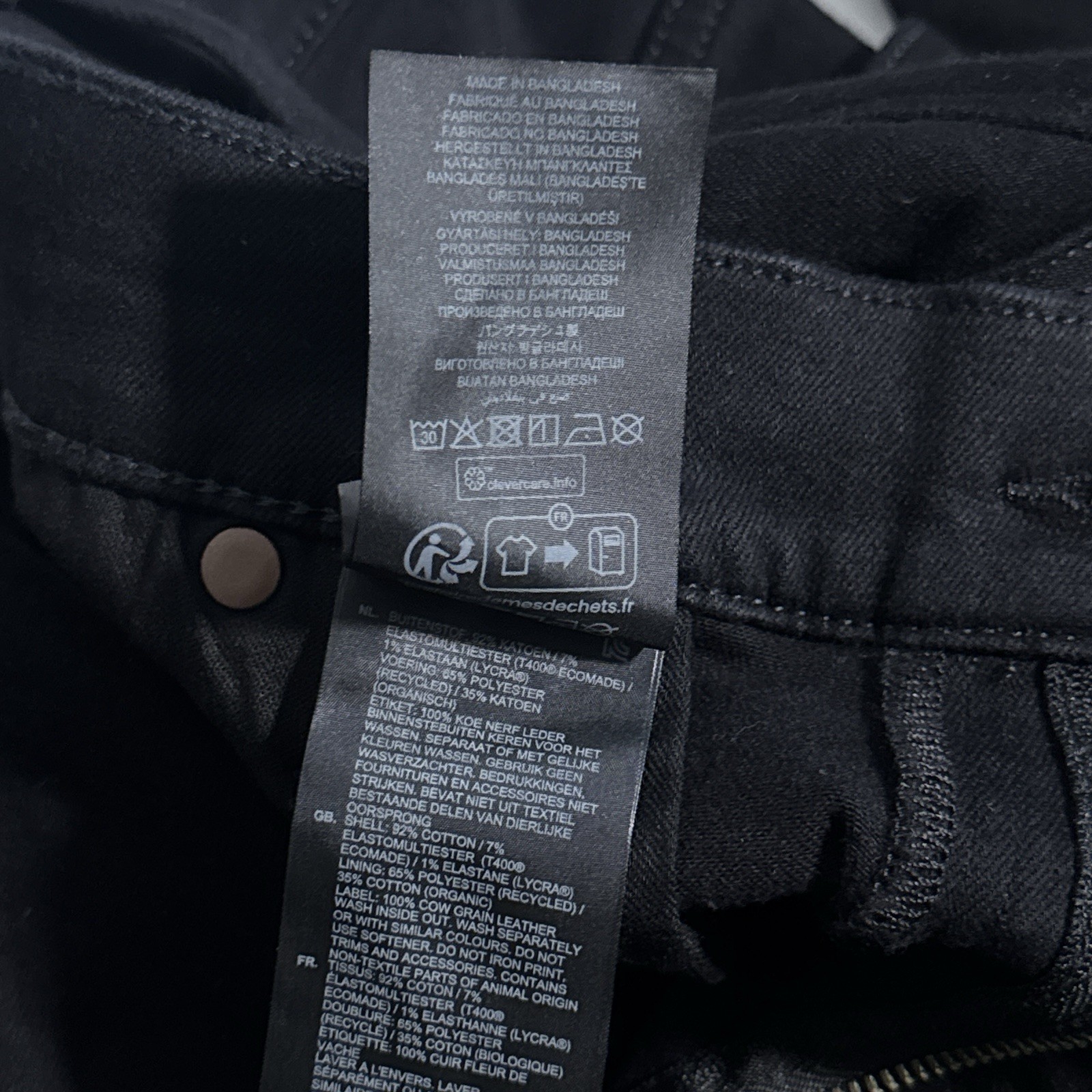 G-Star Raw Airblaze 3D Skinny Pitch Black Multi Pocket Cargo Jeans Mens 32×34