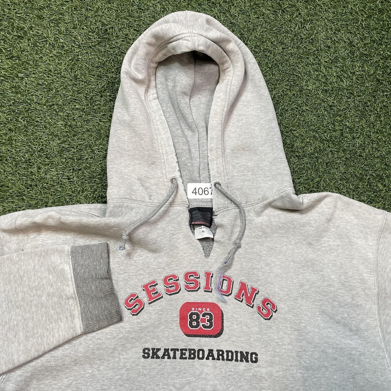 Sessions Sweater XL 00s Y2k Skateboarding Skating Skater Skate Streetwear Hoodie