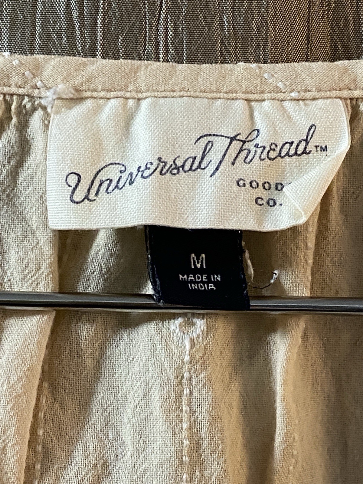 Universal Thread Goods Co. Light Peach Peasant Top