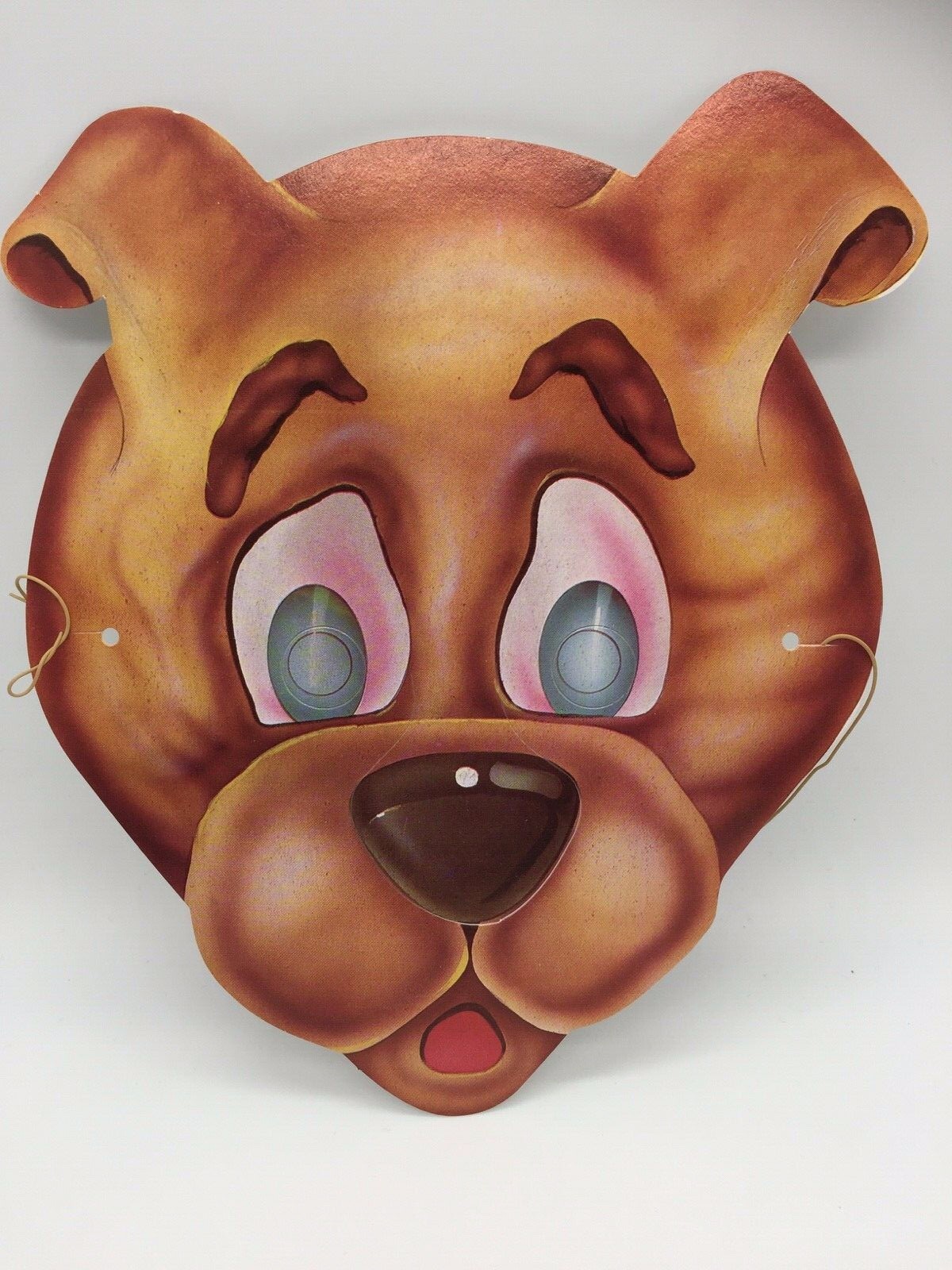 3 Vintage Halloween Masks Paper Card Tom Jerry Spike Cat Mouse Dog Cartoon 1970s