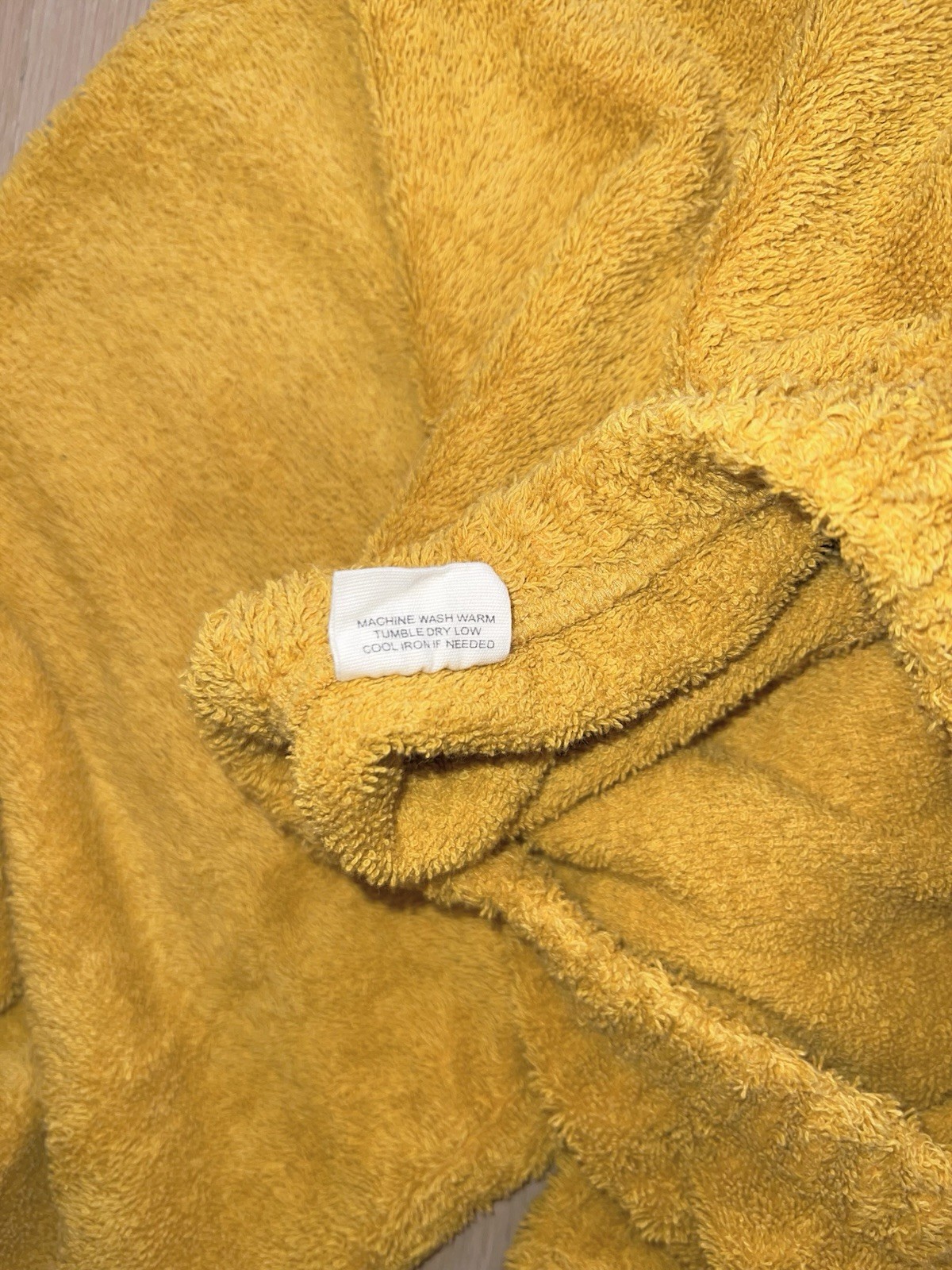 Simone Fan ‘The Pant’ Plush Terry Cloth Pool Lounge Sun Yellow Small