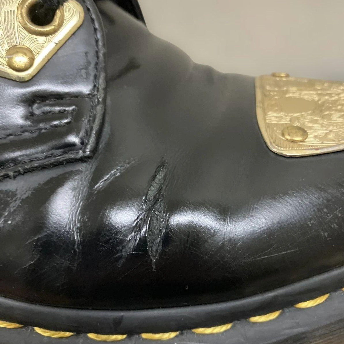 Dr. Martens x KING NERD 1461 Shoe Dress Black Gold US7 UK6 EU39 Men’s
