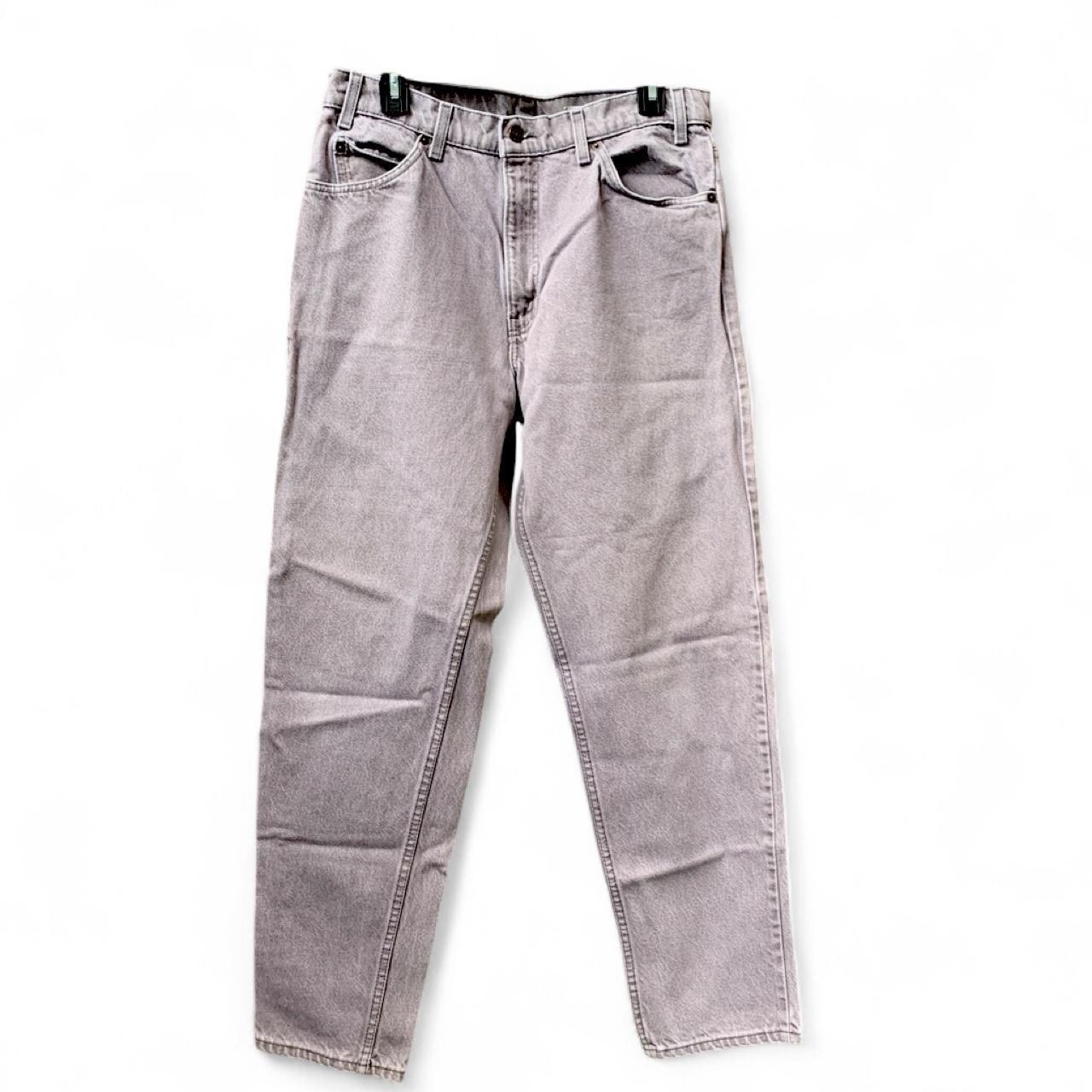 Vintage 90s Levi’s 550 Orange Tab Relaxed Tapered Leg Jeans Gray W33XL31 USA