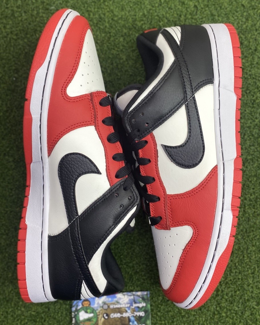 Size 10 – Nike Dunk Low Retro EMB 75th Anniversary Chicago Bulls DD3363-100