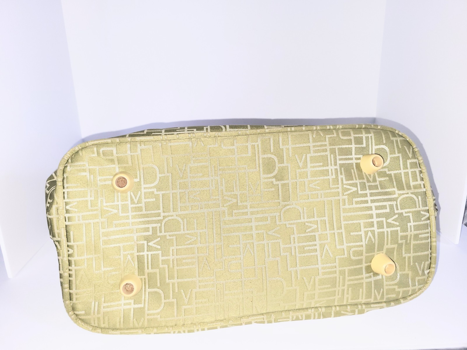 Diane Von Furstenberg Y2K Geen Monogram Extra Large Tote Bag Luggage Carry On