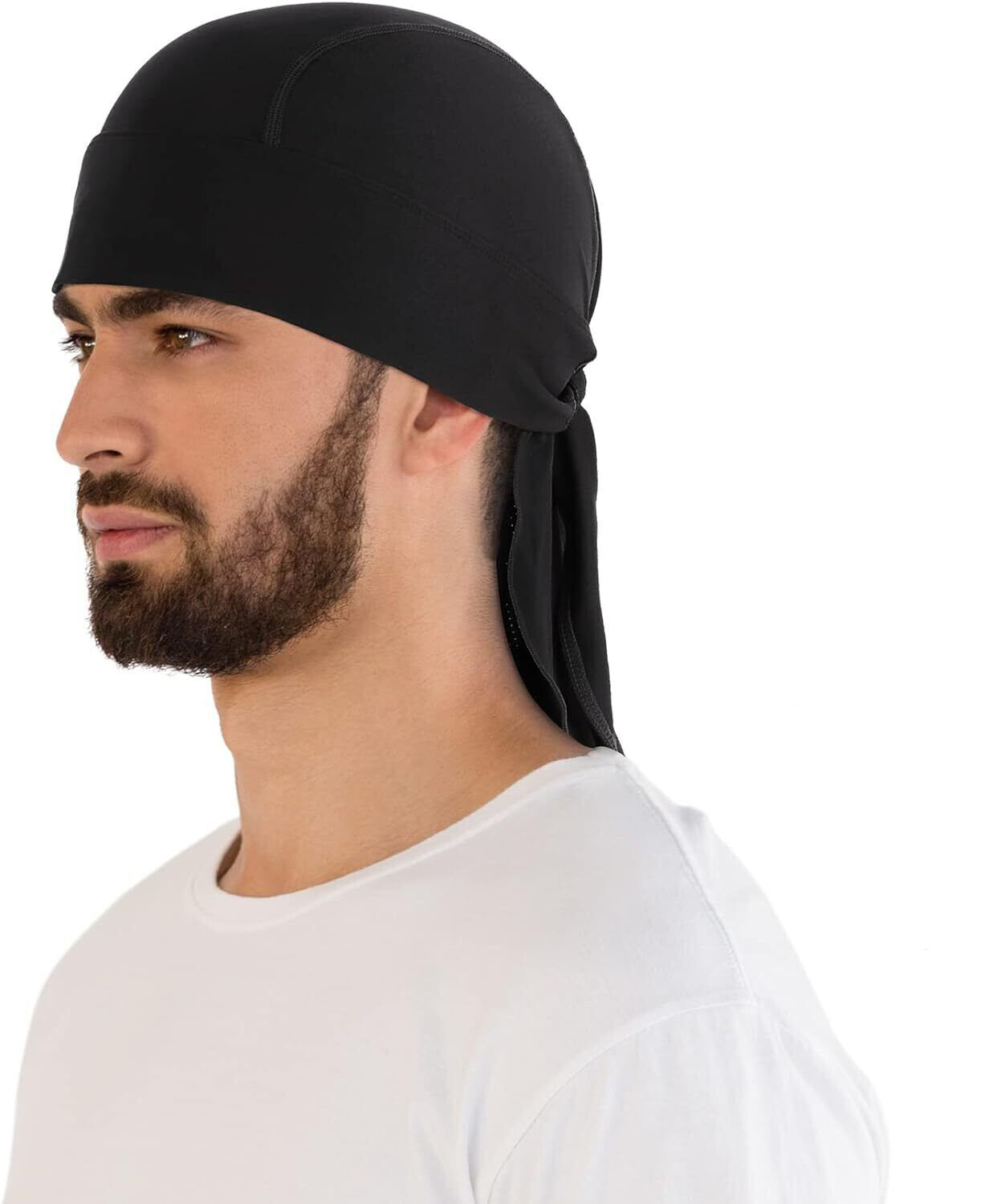 Durag Du-rag Headwear Head Wrap Skull Cap Doo Do Rag Bandana Headband Beanie Hat