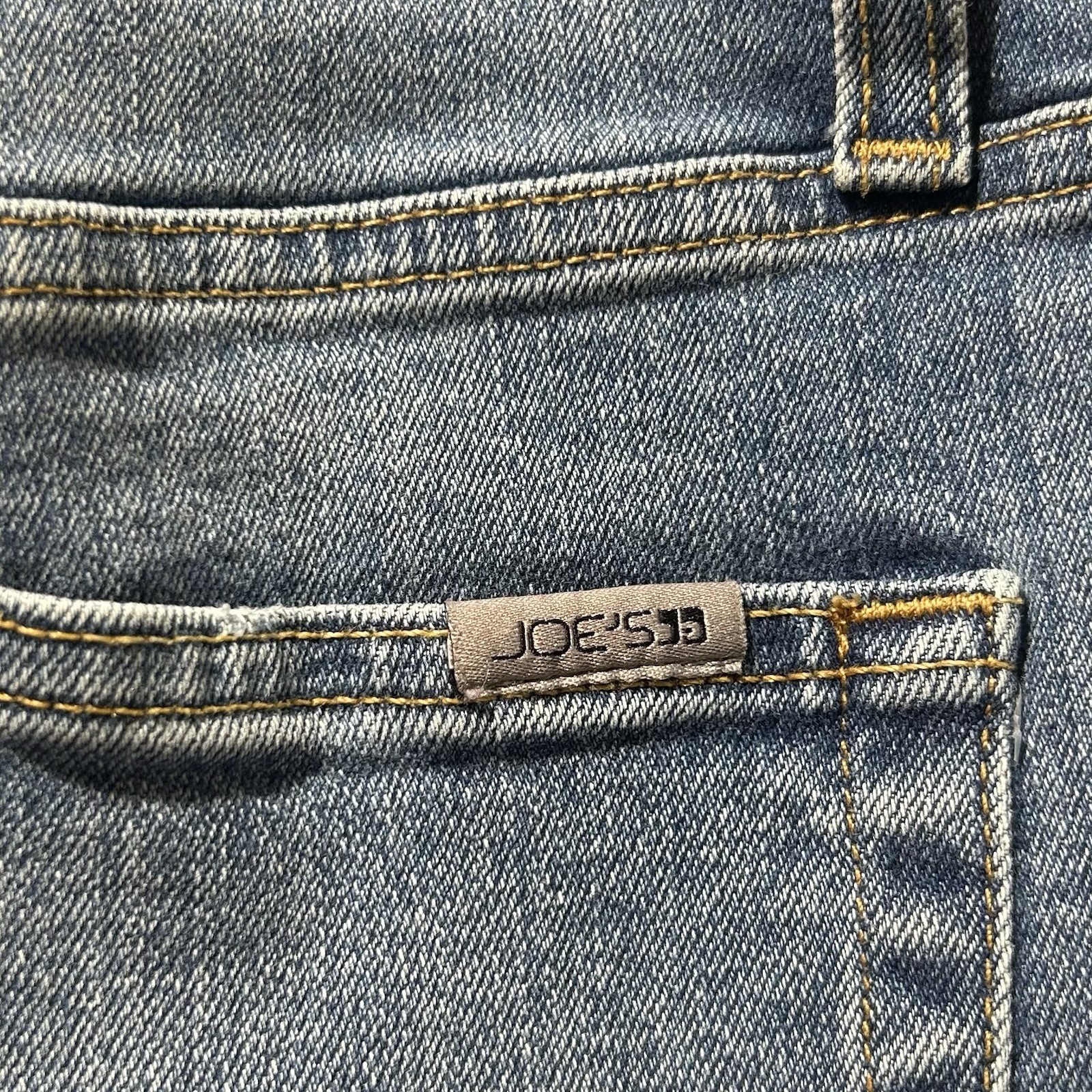 Joe’s Jeans Lara Faux Patchwork High Waist Straight Ankle Jeans Size 10 Boho Y2K